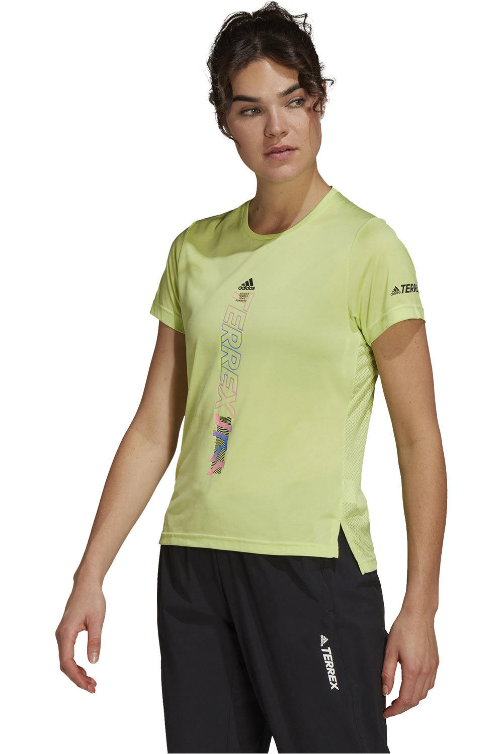 adidas camiseta entrenamiento manga corta mujer Terrex Agravic vista frontal