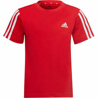 adidas camiseta manga larga niño Essentials 3 bandas vista frontal