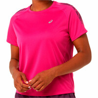 Asics camiseta entrenamiento manga corta mujer ICON SS TOP vista trasera