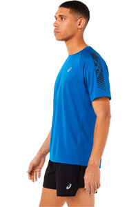 Asics camiseta técnica manga corta hombre ICON SS TOP vista frontal