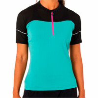 Asics camiseta entrenamiento manga corta mujer FUJITRAIL TOP vista trasera