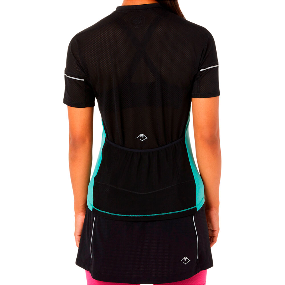 Asics camiseta entrenamiento manga corta mujer FUJITRAIL TOP vista detalle