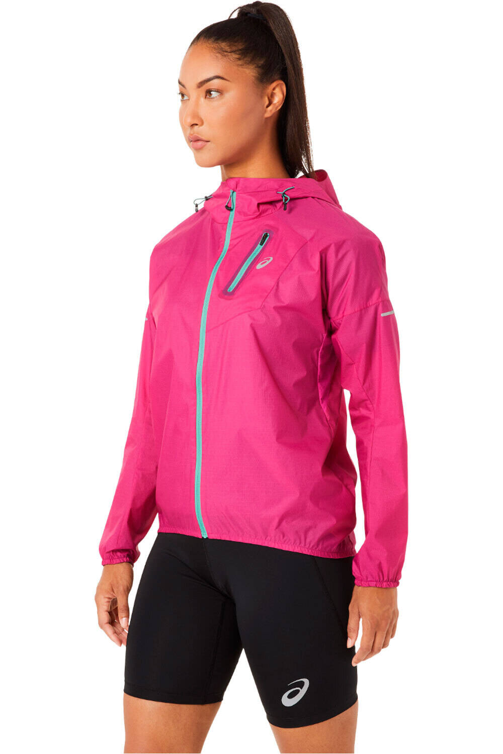 Asics CHAQUETA TRAIL RUNNING MUJER FUJITRAIL JACKET vista frontal