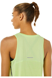 Asics camiseta entrenamiento manga corta mujer RACE TANK vista trasera