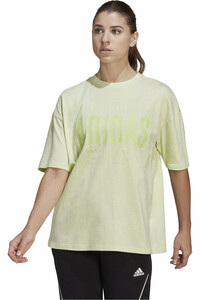 adidas camiseta manga corta mujer W BLUV Q2 OV T vista frontal