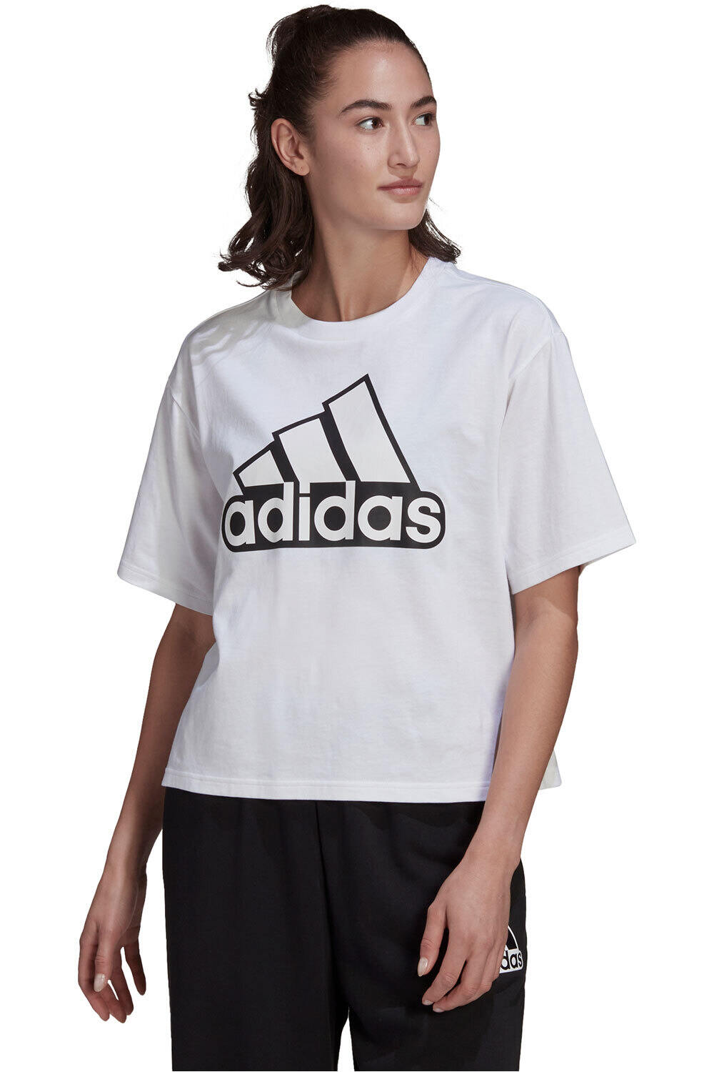 adidas camiseta manga corta mujer W BLUV Q1 CRO T vista frontal