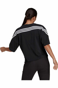 adidas camiseta manga corta mujer Sportswear Future Icons 3 bandas vista trasera