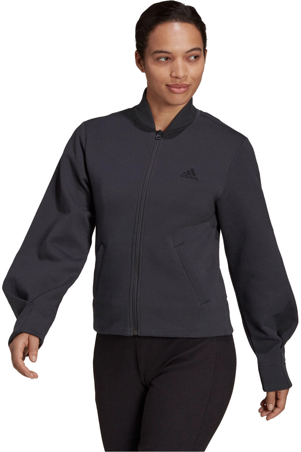 adidas sudadera mujer W F SPW Trackto vista frontal