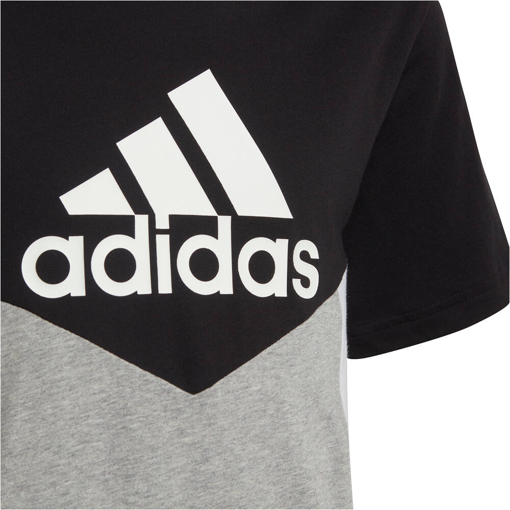 adidas camiseta manga corta niño Colorblock vista detalle