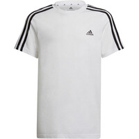 adidas camiseta manga corta niño Essentials 3 bandas vista frontal