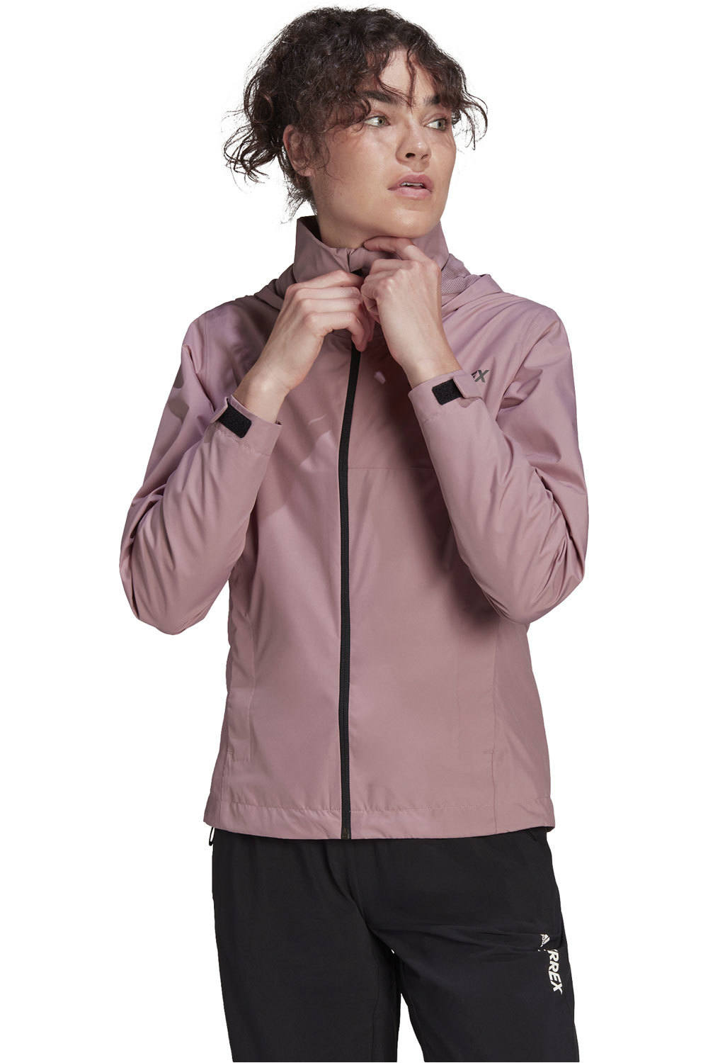 adidas chaqueta impermeable mujer Terrex Multi RAIN.RDY Primegreen Two-Layer (impermeable) vista frontal