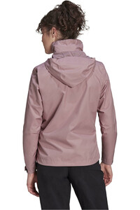 adidas chaqueta impermeable mujer Terrex Multi RAIN.RDY Primegreen Two-Layer (impermeable) vista trasera