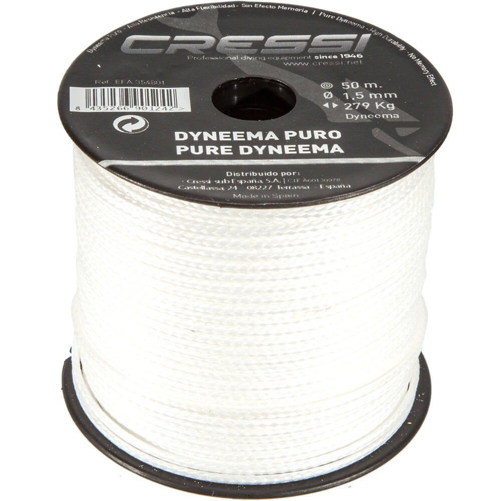 Cressi Sub cabo dyneema 15mmbobina 50m
