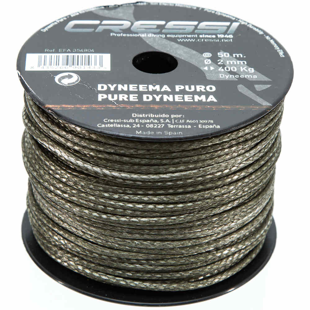 Cressi Sub cabo dyneema 2 mm 50 m