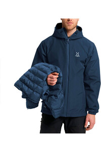 Haglofs chaqueta impermeable insulada hombre Eldstad 3-in-1 Mimic GTX Jacket Men 04