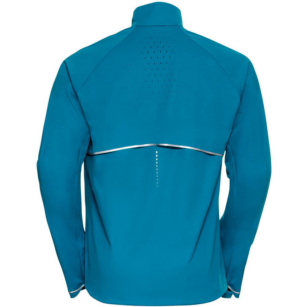 Odlo CHAQUETA RUNNING HOMBRE Jacket ZEROWEIGHT PRO WARM vista trasera