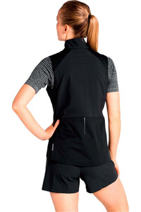 Odlo CHAQUETA RUNNING MUJER Vest ZEROWEIGHT WARM vista trasera