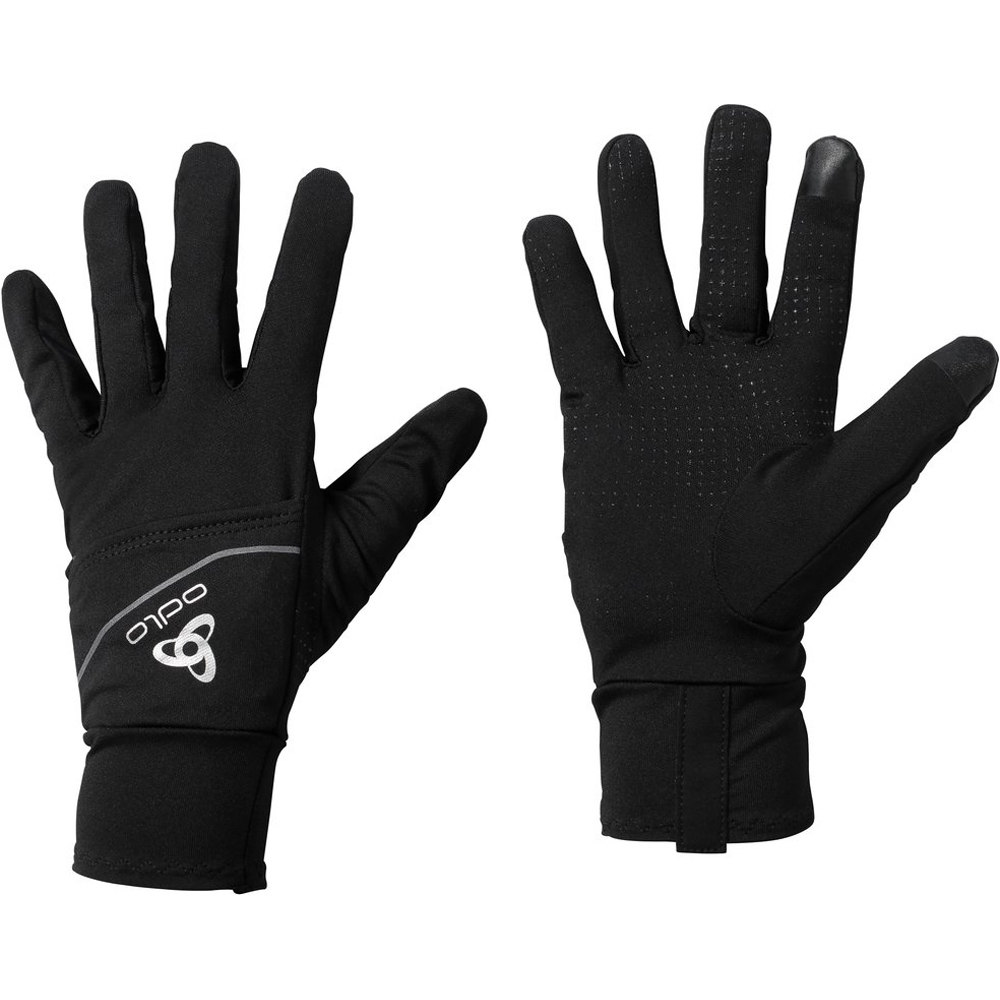 Odlo guantes running Gloves INTENSITY COVER SAFETY LIGHT vista frontal