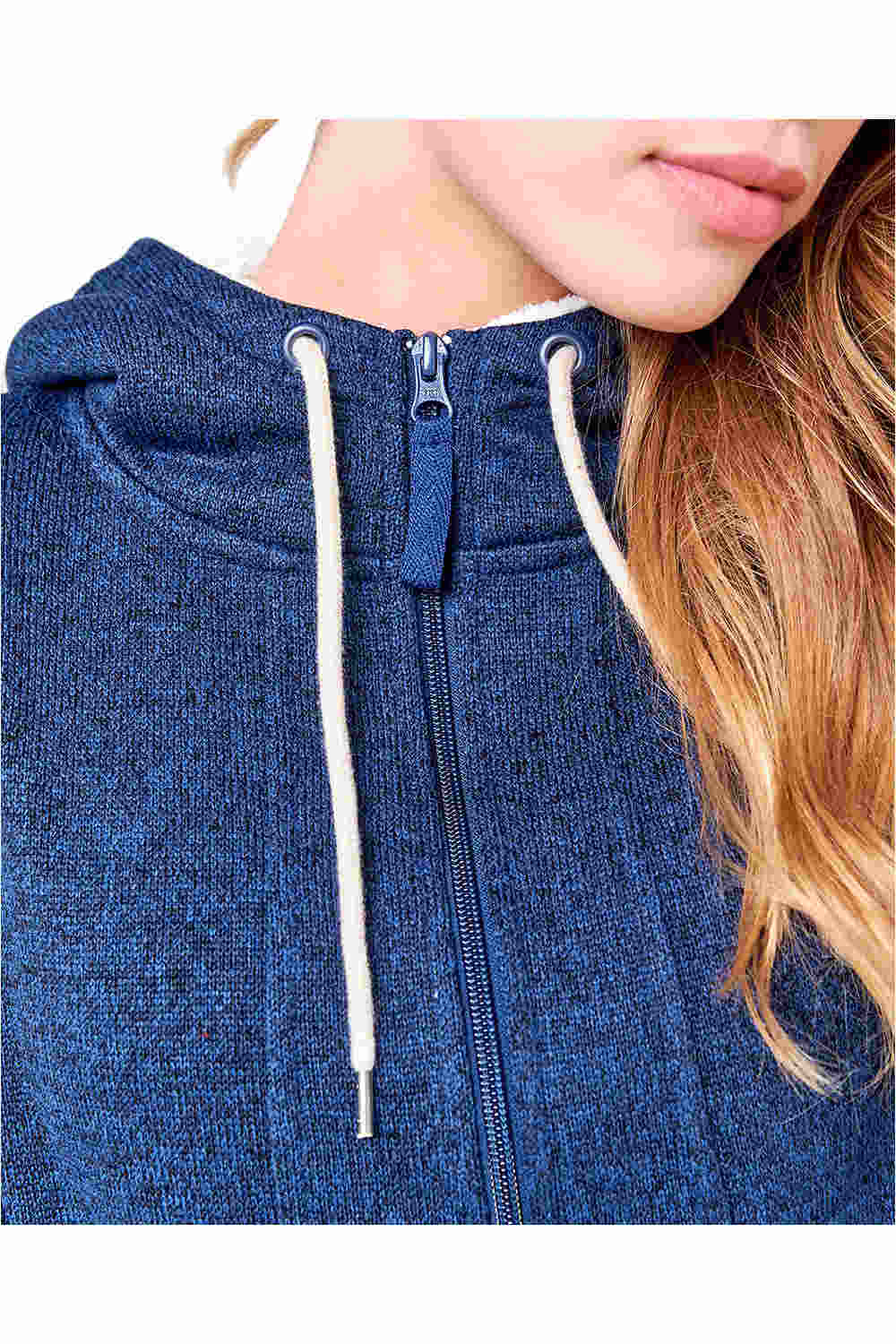 Rip Curl polar mujer HOOD SHERPA POLAR FLEECE vista detalle