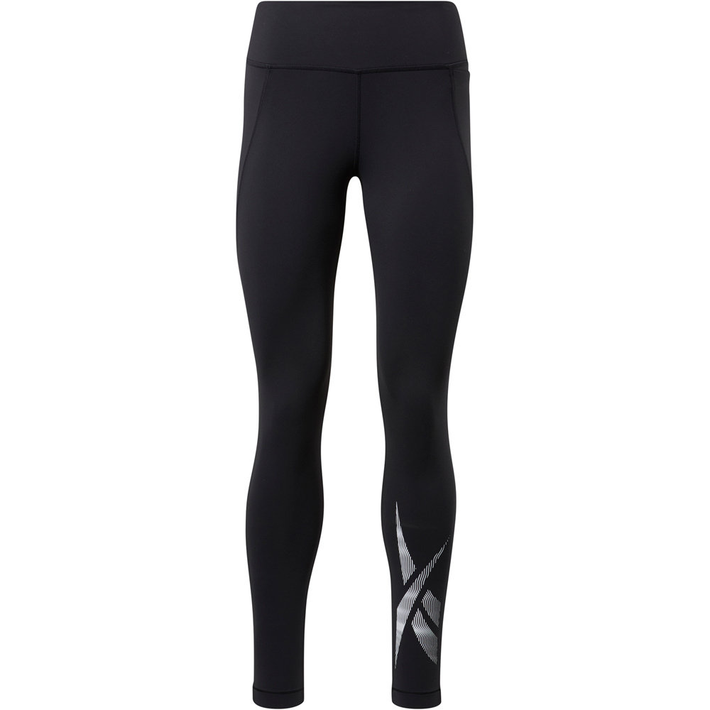 Reebok pantalones y mallas largas fitness mujer TS LUX Graphic TIGHT vista frontal