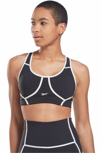 Reebok sujetadores deportivos TS LUX RACER BRA - CB vista frontal