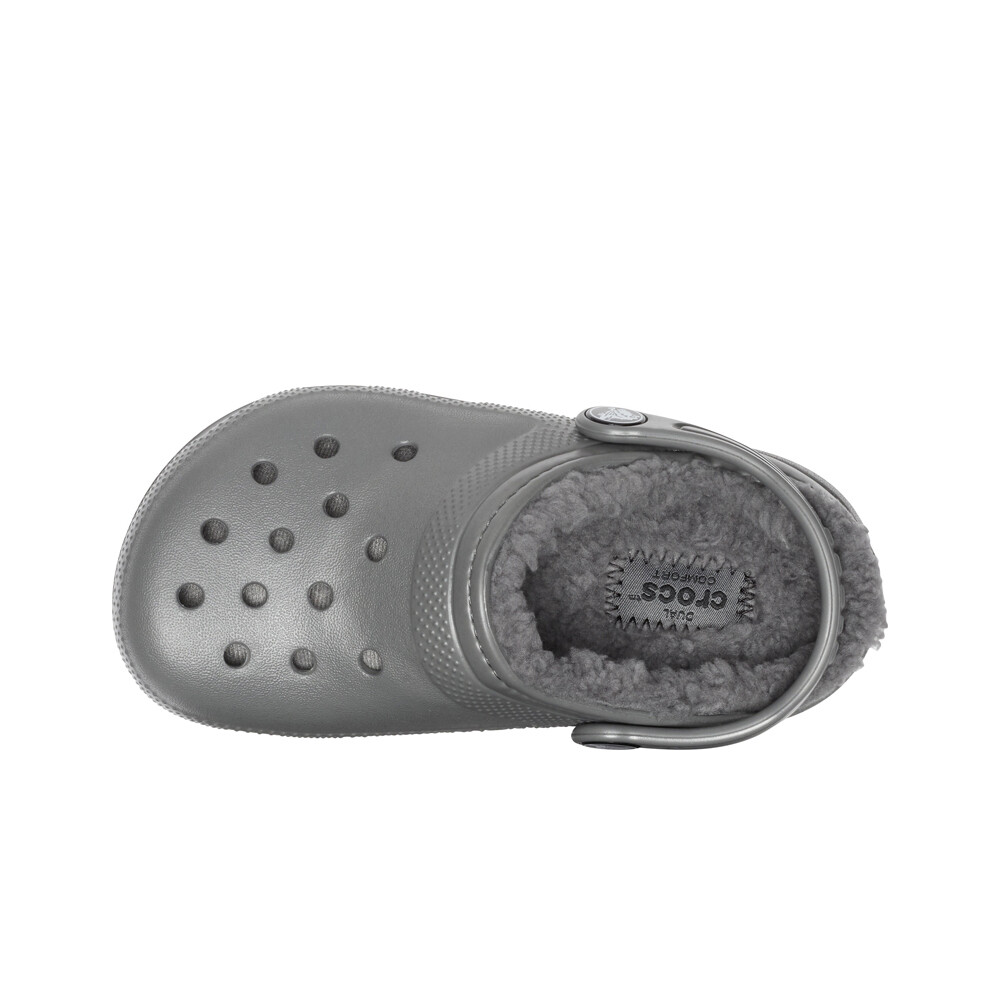 Crocs zueco niño Classic Lined Clog K vista superior