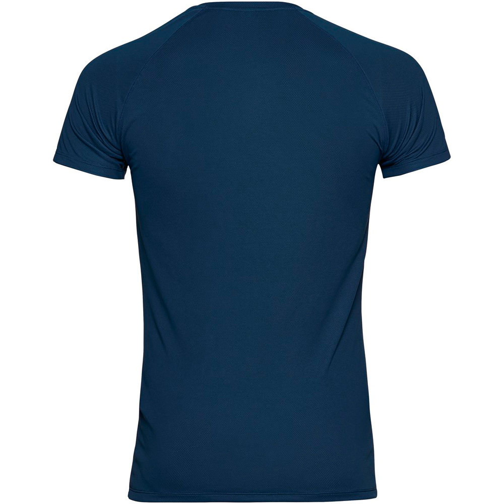 Odlo camiseta térmica manga corta hombre BL TOP Crew neck s/s ACTIVE F-DRY LIGHT vista trasera