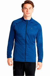 Odlo forro polar hombre Midlayer full zip SESVENNA vista frontal