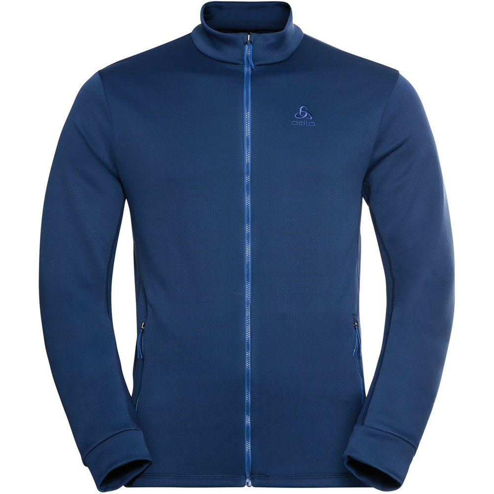 Odlo forro polar hombre Midlayer full zip BERRA vista frontal