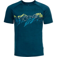 Odlo camiseta montaña manga corta hombre T-shirt s/s crew neck CONCORD SUMMIT PRI vista frontal