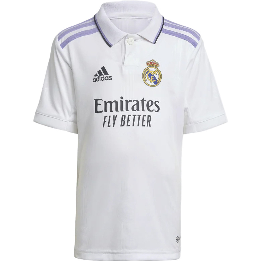 adidas Miniconjunto Real Madrid 22/23 Primera Equipación blanco equipación  fútbol niño