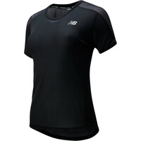 New Balance camiseta entrenamiento manga corta mujer Impact Run Short Sleeve vista frontal