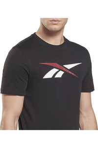 Reebok camiseta manga corta hombre TE Vector Logo Tee vista frontal