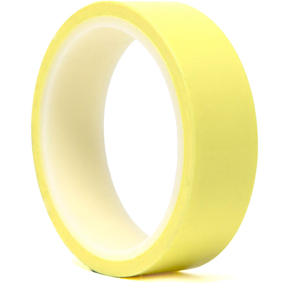Cinta 25x9 tubelizar gruesa fondo de llanta Amarillo (UNICA)