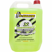 X-Sauce abrillantador y desengrasante bicicleta X-SAUCE DESENGRASANTE PARA BICICLETAS 5L vista frontal