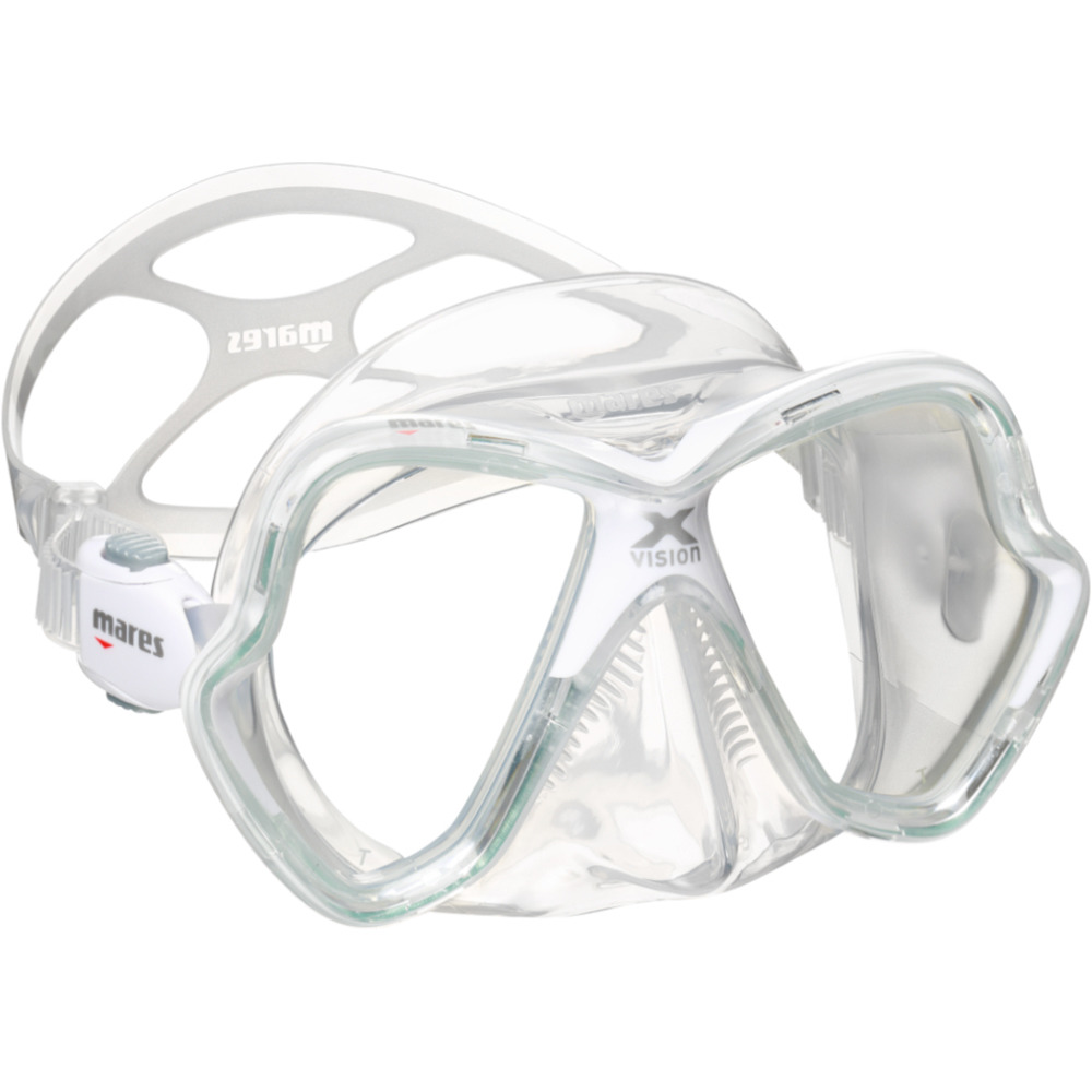 Mares Mascara Silicona Transparente Mask X-VISION vista frontal