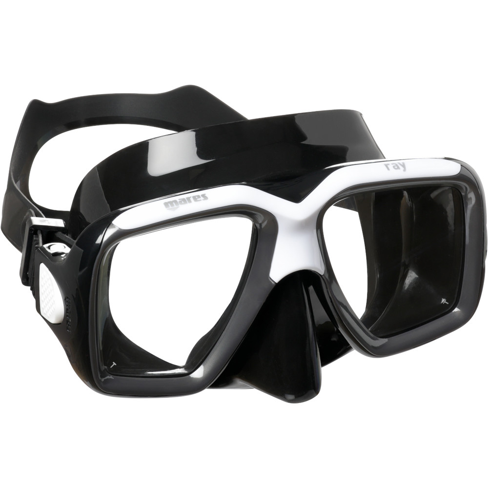 Mask ray gafas snorkel Negro (UNICA)