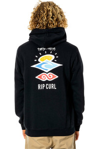 Rip Curl sudadera hombre SEARCH ICON HOOD vista frontal