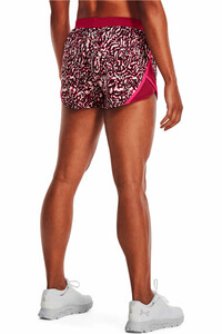 Under Armour pantalón running mujer UA FLY BY 2.0 PRINTED SHORT vista trasera