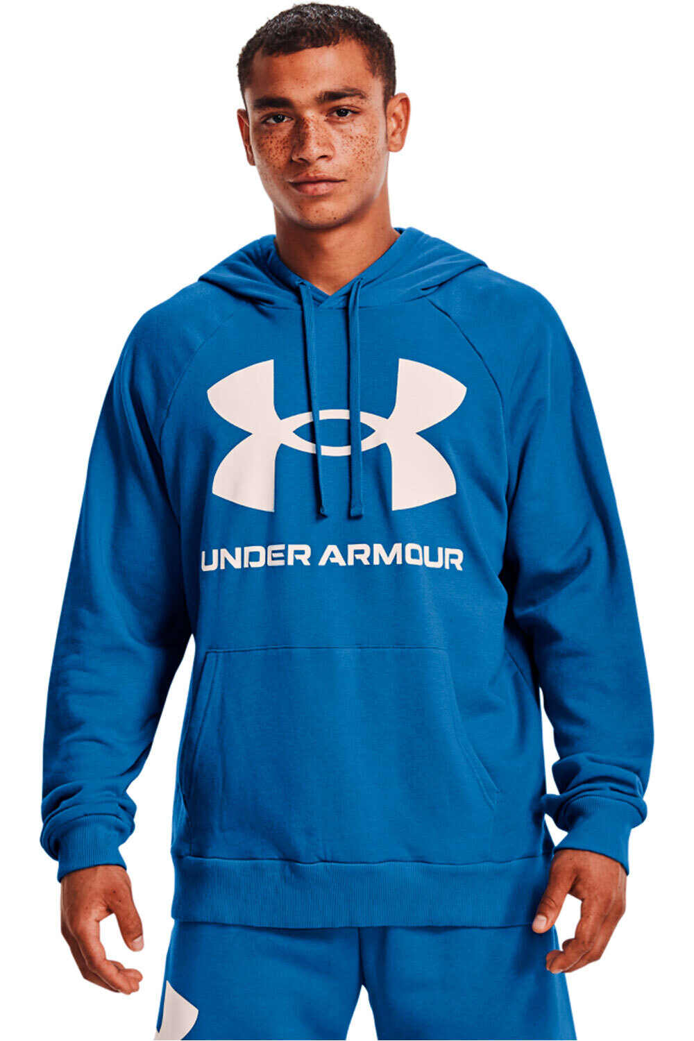 Under Armour sudaderas deportivas hombre UA RIVAL FLEECE BIG LOGO HD vista frontal