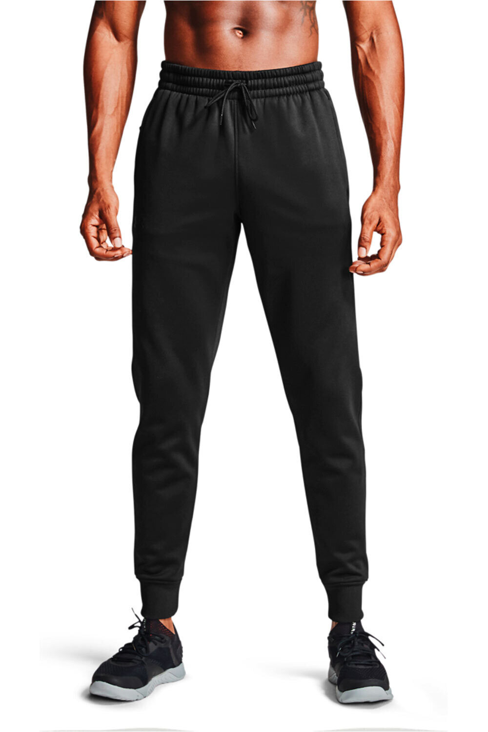 Under Armour pantalon fitness hombre UA ARMOUR FLEECE JOGGERS vista frontal