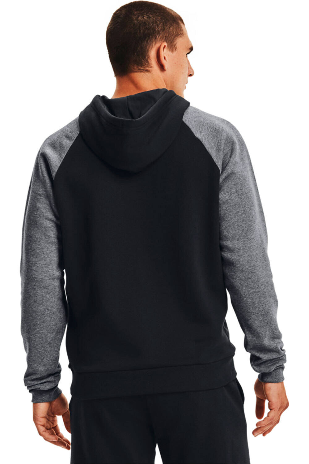 Under Armour sudaderas deportivas hombre UA RIVAL FLC COLORBLOCK HD vista trasera