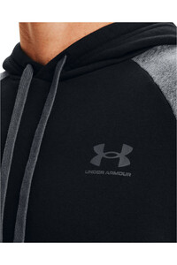 Under Armour sudaderas deportivas hombre UA RIVAL FLC COLORBLOCK HD vista detalle