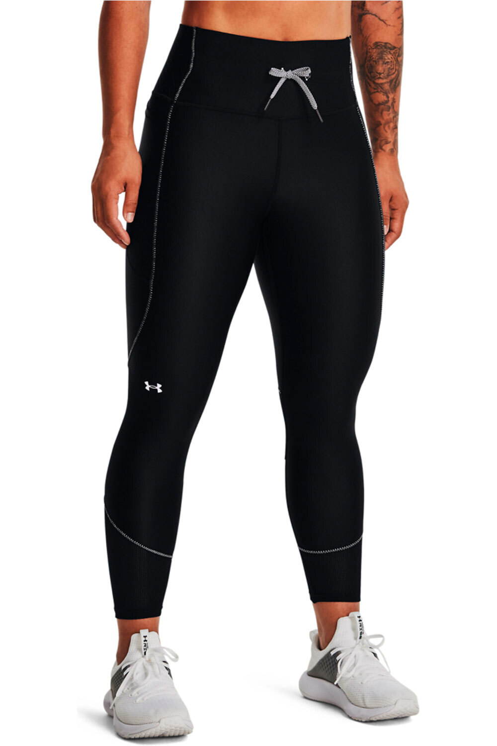 Under Armour mallas piratas fitness mujer HG ARMOUR 6M ANKLE LEG BLOCK vista frontal