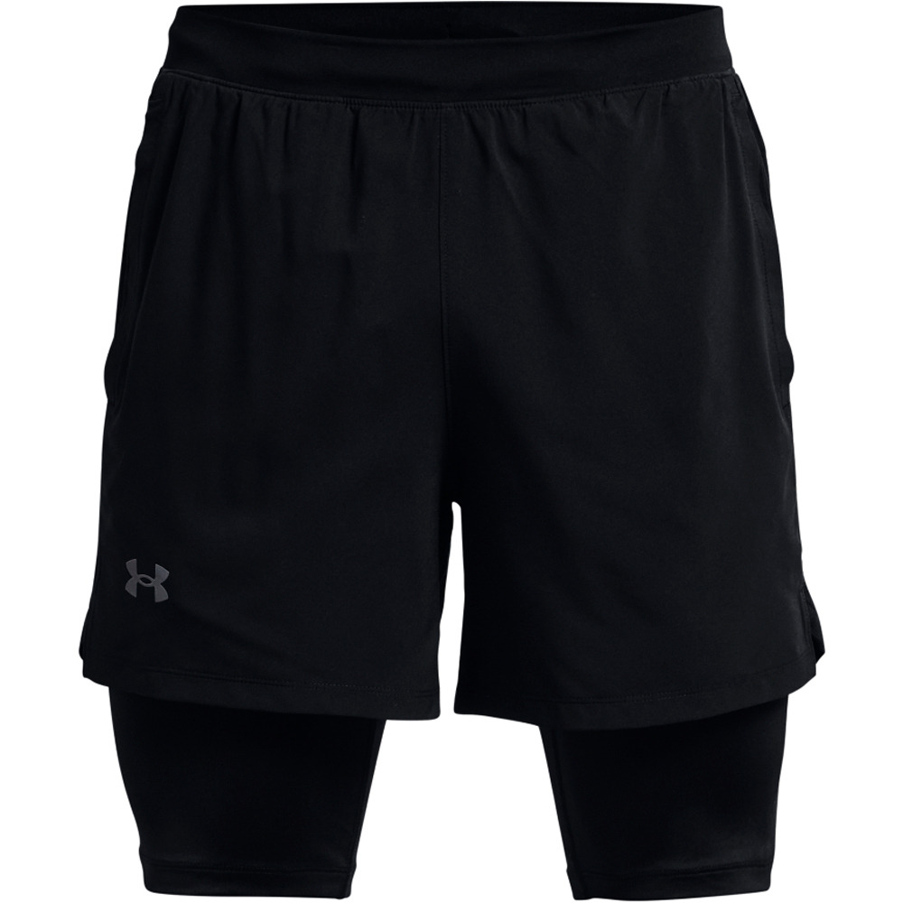 Under Armour camiseta técnica manga corta hombre UA LAUNCH 5 2-IN-1 SHORT 04