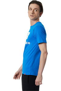 New Balance camiseta manga corta hombre Essentials Stacked Logo vista trasera