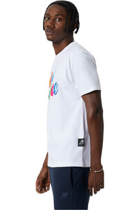 New Balance camiseta manga corta hombre NB Artist Pack Velvet Spectrum vista detalle