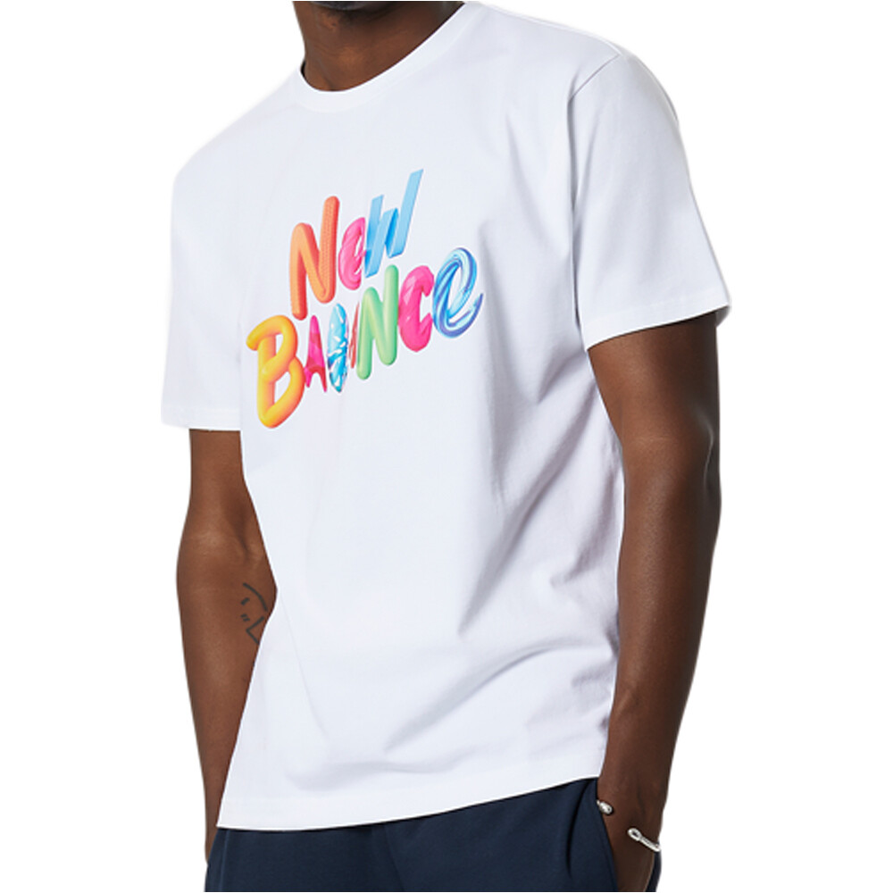 New Balance camiseta manga corta hombre NB Artist Pack Velvet Spectrum 04