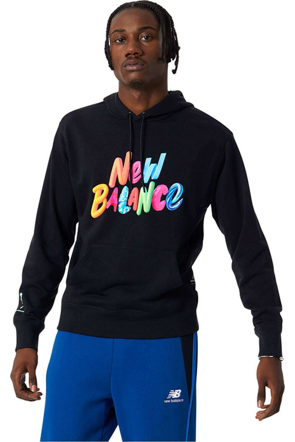 New Balance sudadera hombre NB Artist Pack Velvet Spectrum vista frontal