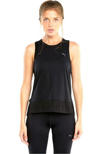 Puma Camiseta Tirantes Yoga STUDIO Sleevless Open Back Tank vista frontal